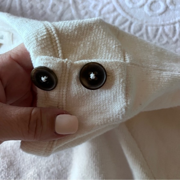 MADEWELL‎ Shoulder-Button Elbow-Patch Top - Picture 4 of 5